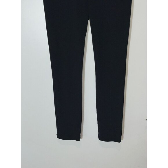 Roberto Cavalli Womens Black Skinny Pants With Zipper Pockets Size 8 - Picture 5 of 12